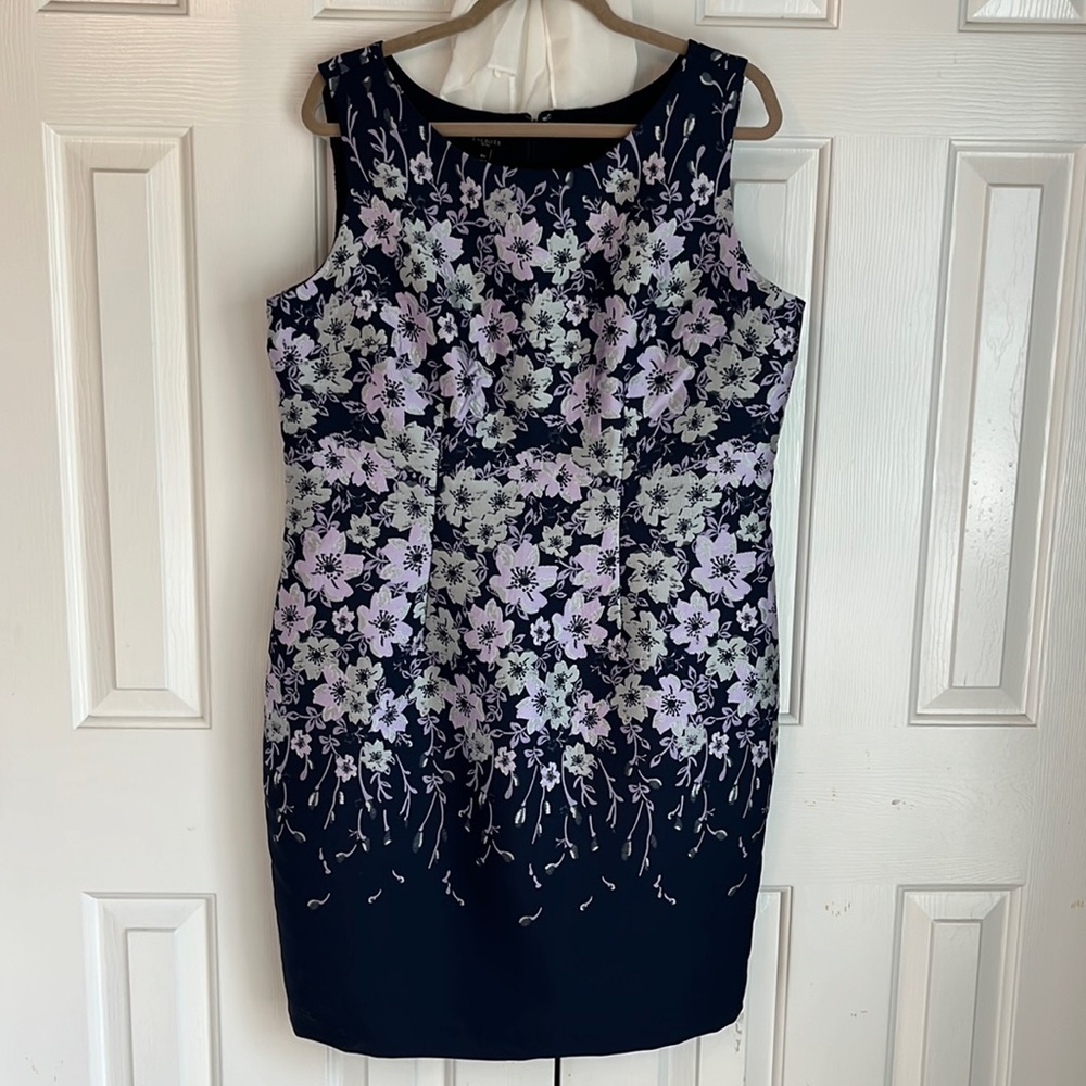 Talbots brocade cocktail dress